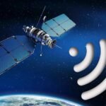 conexão via satélite
